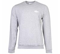 LACOSTE Sweat-shirt gris / blanc, Taille XXL