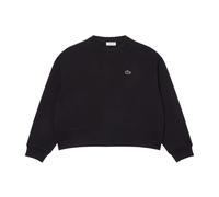 Lacoste, Femme, Sweatshirts et sweats à capuche, Noir, Taille: 38 FR SweaT-shirt Noir au Design Minimaliste