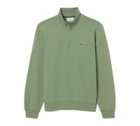 Lacoste - SweaT-shirt zippé à col montant en molleton - Homme - Sweatshirts et sweats à capuche - Vert - Taille: S