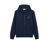 Lacoste - SweaT-shirt zippé en molleton coupe classique - Homme - Sweatshirts et sweats à capuche - Bleu - Taille: S