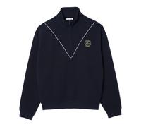 Lacoste - SweaT-shirt Zippé Molleton Piqué Coupe Ample Jogger - Homme - Sweatshirts et sweats à capuche - Noir - Taille: XL