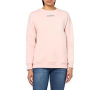 Lacoste Sweat-Shirts surdimensionnés en Polaire brossée à col Rond pour Femme, Blush, 2