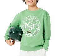 Lacoste Sweat Vert Enfant Kids Printed Crew Neck