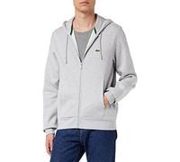 Sweatshirt à capuche Lacoste Colorblock Full Zip gris clair - XL