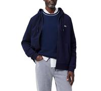 Sweatshirt à capuche Lacoste Colorblock Full Zip bleu foncé - L