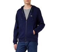 Sweatshirt à capuche Lacoste Colorblock Full Zip bleu foncé - S