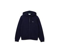 Lacoste Sweatshirt à capuche Homme Colorblock zippé bleu foncé XL