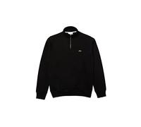 Lacoste Zip-Up High Neck Interlock Sweatshirt men Half-Zips black taille: S