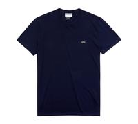 Lacoste T-shirt Pima manches courtes bleu foncé Taille S