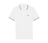Polo Lacoste Regular Fit Accent Trim L.12.12 manches courtes blanc vert - S