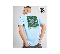 Lacoste T-shirt Back Croc Graphic - Bleu 7/XXL