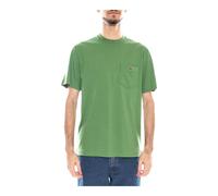 Lacoste - T-shirt en coton avec poche poitrine - Homme - Tops - Vert - Taille: S