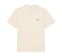 Lacoste - T-shirt en coton coupe classique - Homme - Tops - Beige - Taille: S