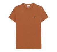 Lacoste - T-shirt en coton Pima - Homme - Tops - Brun - Taille: 2XL