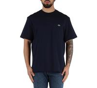 Lacoste T-shirt en coton avec poche poitrine Bleu nuit bleu marine L