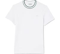 Lacoste - T-shirt en maille à col rond - Homme - Tops - Blanc - Taille: L