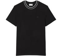 Lacoste - T-Shirt en Maille Col Rond - Homme - Tops - Noir - Taille: M