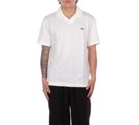 Lacoste - Polo Coupe Classique en Coton et Lin - Homme - Tops - Blanc - Taille: 2XL