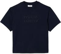 Lacoste - T-shirt Femme - Tennis Surdimensionné GT471 (34 FR) (Bleu)