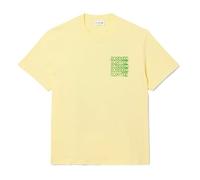 Lacoste T-shirt graphique avec logo, jaune/vert, jaune/vert, L