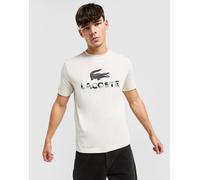 Lacoste T-shirt logo craquelé - Marron 3/S