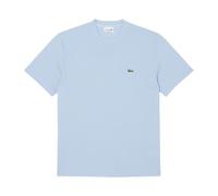 Lacoste - T-shirt Piqué en Coton Lourd et Lin - Homme - Tops - Bleu - Taille: XS