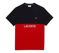 Lacoste T-Shirt Regular Fit Homme , Abysm/Red, S