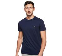 Lacoste T-shirt Pima manches courtes bleu foncé Taille S