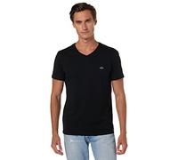 Vêtements Lacoste T-shirt col V en jersey de coton pour Homme L Noir