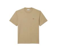 Lacoste - T-shirt Signature René - Confort Élégance Minimaliste - Homme - Tops - Beige - Taille: S