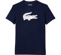 Lacoste T-Shirt Sport Col rond Hommes Marine Blanc