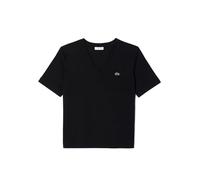 T-shirt Lacoste V Neck Logo manche courte noir femme - 40