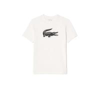 T-shirt Lacoste Sport Crocodile manche courte blanc noir - L