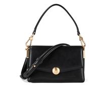 Lacoste Tennis Bliss Mini sac à main Cuir véritable 18.5 cm noir