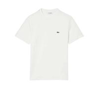 Lacoste - Th0888 T-Shirt à Bandes Logo - Homme - Tops - Beige - Taille: L