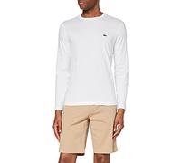 Lacoste TH2040 Homme T-Shirt Manches Longues,Monsieur Tshirt,Tee Basique,Taille Normale,White(001),Small (3)
