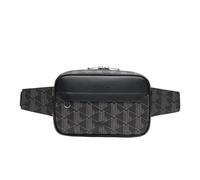 Sac banane The Blend monogrammé grainé Noir Lacoste Noir Taille unique