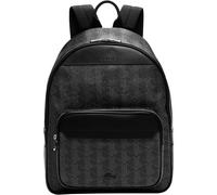 Lacoste - The Blend Monogram Backpack - Homme - Sacs - Noir - Taille: ONE Size