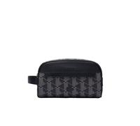 Trousse de toilette Lacoste The Blend Monogram noir gris