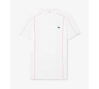 Lacoste Ultra-dry Pique Graphic Logo Short Sleeve T-shirt Blanc M Homme