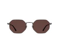 Lacoste Unisex Adult Sunglasses L280S - Matte Dark Gunmetal with Solid Burgundy Lens