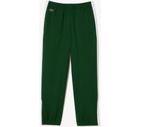 Lacoste Unisex Kids' Closed Hem Poly Joggers Blanc/Vert 6-7 Yrs Unisex