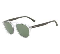 Lacoste Unisex L881S 317 Lunettes de soleil Injecté Transparent Vert Ronde Normale Photochromatique