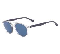 Lacoste Unisex L881S 424 Lunettes de soleil Injecté Transparent Bleu Ronde Normale Photochromatique