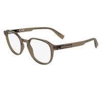 Lacoste Uomo L2980 210 Montures optiques Bio-iniettato Marrone Squadrata Normale