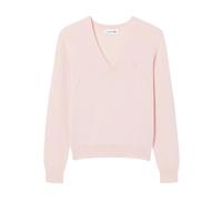 Lacoste - V-neck Tricots - Femme - Pulls - Rose - Taille: 42 FR
