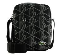 LACOSTE Vertical Camera Bag Mono Jacquard Denim Noir
