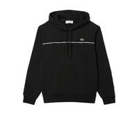 LACOSTE Veste de survêtement noir / blanc, Taille M