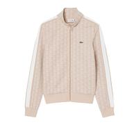 Lacoste - Veste zippée en jacquard Paris - Homme - Sweatshirts et sweats à capuche - Beige - Taille: 2XL