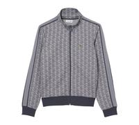 Lacoste - Veste zippée en jacquard Paris - Homme - Sweatshirts et sweats à capuche - Gris - Taille: S